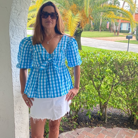 Lilly Pulitzer Top-size 2 -Sarafina Short Sleeve - Picture 4 of 16